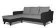Magneto Fabric RHS Sectional Sofa in Grey & Black Colour