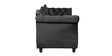 Maharaja Velvet 3 Seater Sofa in Black Colour