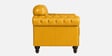 Sunburst Leatherette 3+1+1 Sofa In Mustard colour