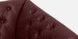 Majesta Leather 2 Seater Sofa In Cherry Colour