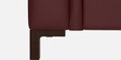 Majesta Leather 2 Seater Sofa In Cherry Colour