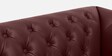 Majesta Leather 2 Seater Sofa In Cherry Colour