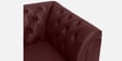 Majesta Leather 3 Seater Sofa In Burgundy Colour