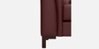 Majesta Leather 3 Seater Sofa In Burgundy Colour