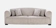 Malabar Fabric 3 Seater Sofa In Browne Cement Colour