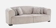 Malabar Fabric 3 Seater Sofa In Browne Cement Colour