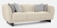 Malaga Velvet 3 Seater Sofa in Light Grey Colour Malaga Velvet 3 Seater Sofa in Light Grey Colour