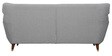 Malena Fabric 3 Seater Sofa In Ash Grey Colour