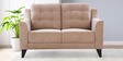 Malta Fabric 2 Seater Sofa In Brown Colour