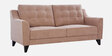 Malta Fabric 3 Seater Sofa In Brown Colour