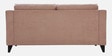 Malta Fabric 3 Seater Sofa In Brown Colour