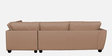 Mamore LHS Sectional Sofa in Light Peach Colour with Anti Scratch Fabric