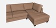 Mamore LHS Sectional Sofa in Light Peach Colour with Anti Scratch Fabric