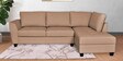 Mamore LHS Sectional Sofa in Light Peach Colour with Anti Scratch Fabric