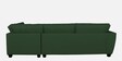 Mamore LHS Sectional Sofa in Royal Green Colour with Anti Scratch Fabric