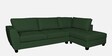 Mamore LHS Sectional Sofa in Royal Green Colour with Anti Scratch Fabric