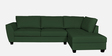 Mamore LHS Sectional Sofa in Royal Green Colour with Anti Scratch Fabric