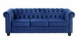 Manchester Fabric 3 Seater Sofa in Blue Colour