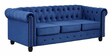 Manchester Fabric 3 Seater Sofa in Blue Colour