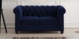 Manchester velvet 2 Seater Sofa In Velvet Blue Colour