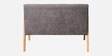 Manfredo Solid Wood 2 Seater Sofa In Light Grey & Natural Finish