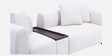 Maplewood Boucle Fabric 3 Seater sofa in Off-White Color