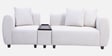 Maplewood Boucle Fabric 3 Seater sofa in Off-White Color