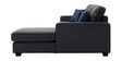 Marco 5 Seater LHS Sectional Sofa in Dark Grey Colour
