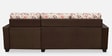 Marigold Velvet LHS Sectional Sofa in Choco Brown Colour