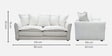Marina 3 Seater Sofas In Beige Colour