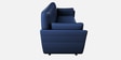 Marina Leatherette 3 Seater Sofa In Blue Colour