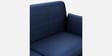 Marina Leatherette 3 Seater Sofa In Blue Colour