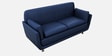 Marina Leatherette 3 Seater Sofa In Blue Colour