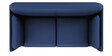 Marina Leatherette 2 Seater Sofa in Blue Colour