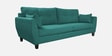 Mario Fabric 3 Seater Sofa in Sea Green Colour