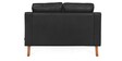 Marissa 2 Seater Sofa in Black Colour