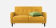 Marq Fabric 2 Seater Sofa in Bold Yellow Colour