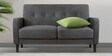 Marq Fabric 2 Seater Sofa In Charcoal Grey Color