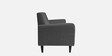 Marq Fabric 2 Seater Sofa In Charcoal Grey Color