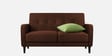 Marq Fabric 2 Seater Sofa In Coffee Brown Color