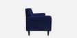 Marq Fabric 2 Seater Sofa In Royal Blue Color