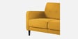 Marq Fabric 3 Seater Sofa In Bold Yellow Color