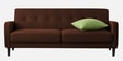 Marq Fabric 3 Seater Sofa In Coffee Brown Color