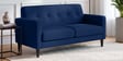 Marq Velvet Fabric 2 Seater Sofa In Blue Colour