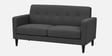 Marq Velvet Fabric 2 Seater Sofa In Grey Colour