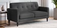 Marq Velvet Fabric 2 Seater Sofa In Grey Colour