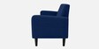 Marq Velvet Fabric 3 Seater Sofa In Blue Colour