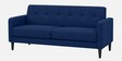Marq Velvet Fabric 3 Seater Sofa In Blue Colour