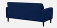 Marq Velvet Fabric 3 Seater Sofa In Blue Colour