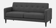 Marq Velvet Fabric 3 Seater Sofa In Grey Colour